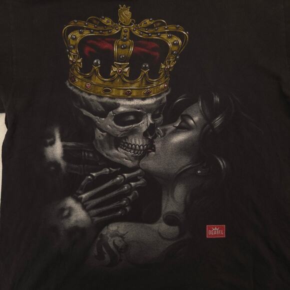 Ogabel Casual Crew Neck Short Sleeve T Shirt Mens Size Extra Large XL Black - Picture 4 of 9